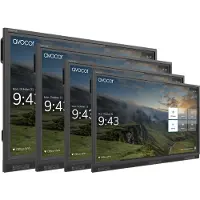 Avocor - 75 Diagonalklasse E Series LED-bakgrunnsbelyst LCD-skjerm - interaktiv - med pekeskjerm (multiberørings) - 4K UHD (2160p) 3840 x 2160 - direktebelyst LED