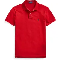 Ralph Lauren for man. 710548797005 Slim fit pique polo shirt red (L), Casual, Cotton, Short sleeve