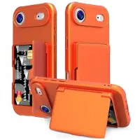 Mtp Products iPhone Air Hybrid-deksel med Speil og Kortholder - Oransje
