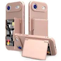 Mtp Products iPhone Air Hybrid-deksel med Speil og Kortholder - Rosa
