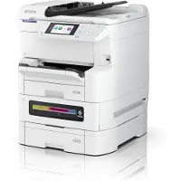 Epson WorkForce Pro EM-C8100RDWF - Multifunksjonsskriver - farge - ink-jet - A3 (medie) - opp til 22 spm (kopiering) - opp til 25 spm (trykking) - 335 ark - 33.6 kbps - USB 2.0, Gigabit LAN, Wi-Fi(ac)