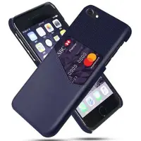 Mtp Products iPhone 7/8/SE (2020)/SE (2022) KSQ Deksel med Kort Lomme - Blå