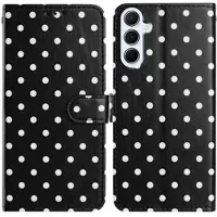 Mtp Products Samsung Galaxy A37 lommebokveske med prikkmønster - svart