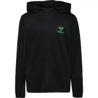 Hummel Cardigan - hmlShimmer Track Jakke - Black/Limeade - - 10 år (140) - Cardigan