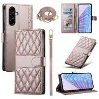 Mtp Products Samsung Galaxy A37 Luksuriøst Vattert Lommeboketui - rosa gull