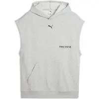 Puma Graphics Training Sleeveless Hoodie Men, Fitness, Light Gray Heather, XXL
