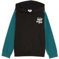 Puma Super Hoodie Kids, Sweatshirts, Black, 4-5Y