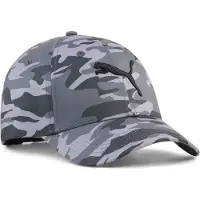 Puma Essentials Elevated Printed Baseball Cap, Shop, Black/Camo, OSFA