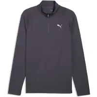 Puma PWRTRAIN Quarter-Zip Training Tee Men, Fitness, Galactic Gray, XXL