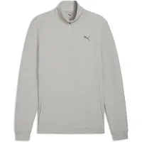 Puma CLOUDSPUN Quarter-Zip Training Top Men, Sport, Light Gray Heather, XL