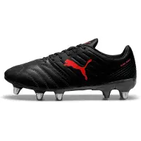 Puma Avant Rugby Boots Men, Shoes, Black/Red/Strongray, 39