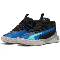 Puma Dagger 2 Mid Basketball Shoes Youth, Shop, Black/Bluemazing/Aquatic, 38