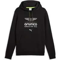 Puma x ASTON MARTIN ARAMCO F1 TEAM Essentials Hoodie Men, Motorsport, Black, XL