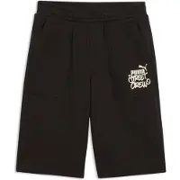 Puma MID 90s Relaxed Long Shorts Youth, Kids, Black, 11-12Y