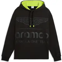 Puma x ASTON MARTIN ARAMCO F1 TEAM Relaxed Hoodie Men, Motorsport, Black, M