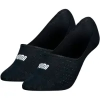 Puma Mesh Footies Socks Women (2-pack), Women, Black, 35-38
