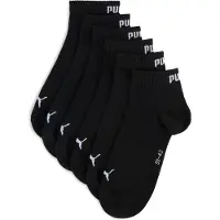 Puma Quarter Socks Unisex (3-Pack), Clothing, Black, 43-46