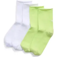 Puma Women's Short Socks (2-Pack), Clothing, Lime, 39/42