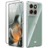 Saii Motorola Edge 70 2-i-1 TPU-deksel & Beskyttelsesglass