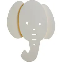 QAZQA Barnevegglampe beige inkl. LED 3-trinns dimbar - Ellie the Elephant