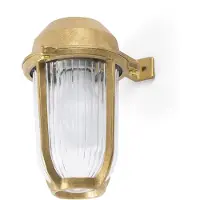 Faro Borda - maritim utendørs vegglampe, messing