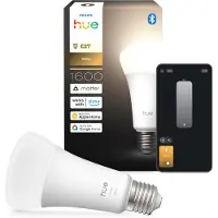 Philips Hue White - LED-lyspære - form: A67 - E27 - 13.5 W (ekvivalent 100 W) - klasse E - mykt, varmt hvitt lys - 2700 K
