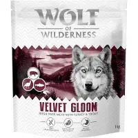 Wolf of Wilderness "Velvet Gloom" Kalkun & Ørret - kornfri - Sparepakke: 4 x 1 kg Ny oppskrift