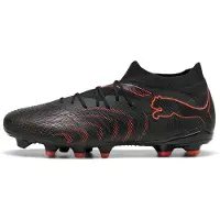 Puma FUTURE 9 MATCH FG/AG Football Boots Unisex, Shoes, Black/Glowing Red/Strongray, 45