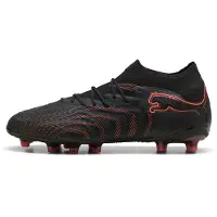 Puma FUTURE 9 ULTIMATE AG Football Boots Unisex, Shoes, Black/Glowing Red/Strongray, 46