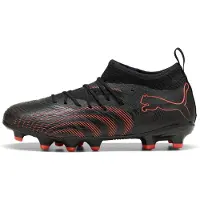 Puma FUTURE 9 MATCH FG/AG Football Shoes Youth, Shoes, Black/Glowing Red/Strongray, 31