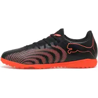 Puma FUTURE 9 PLAY TT Football Boots Unisex, Shoes, Black/Glowing Red/Strongray, 46.5