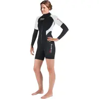 Mares 2nd Skin She Dives 1.5 Mm Langermet Shorty-våtdrakt For Dame