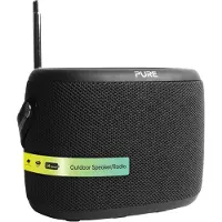 Pure Woodland - Høyttaler - for bærbar bruk - trådløs - Bluetooth 5.1 - 10 watt - svart