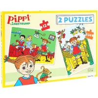 Peppi Pitkätossu Pippi - 2 Puzzles