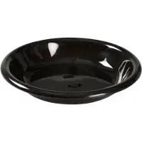 Abena Tallerken, Gastro, Ø20,7cm, 400 ml, granitsort, PP, dyb - (8 stk.)