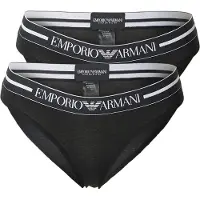 Emporio Armani for woman. EW000403_AF19023 Set of 2 black Day Panties (S), Homewear, Cotton