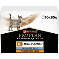 Purina Pro Plan Veterinary Diets Feline NF Advanced Care Kylling - 10 x 85 g