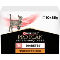 Purina 20 x 75 g / 20 x 85 g PRO PLAN Veterinary Diets Feline til en spesialpris! - Diabetes Management kylling, 20 x 85 g