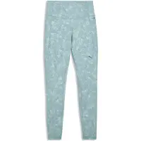 Puma CLOUDSPUN Printed Tights Women, Clothing, Baltic Sea Blue, L