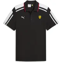 Puma Scuderia Ferrari MT7 Polo Men, Clothing, Black, XXL