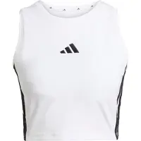 Adidas Essentials 3 Stripes Padded Ermeløs T-skjorte