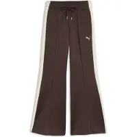 Puma T7 Flared Pants Women, Clothing, Chocolate Brown, XL