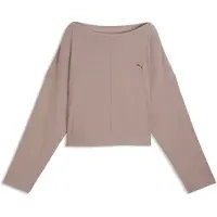 Puma CLOUDSPUN Rib Slouch Boxy Tee Women, Clothing, Sandstone, XS
