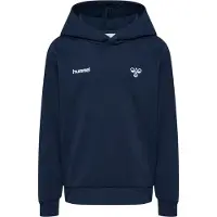 Hummel Hettegenser - hmlJR - Grafikk - Dress Blues - - 4 år (104) - Hettegenser