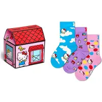 Happy socks Hello Kitty Gift Set Crewsokker 3 Par