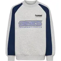 Hummel Collegegenser - HmlJR - Light Grey Melange - - 7-8 år (122-128) - Collegegenser