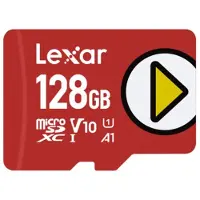 Lexar 128gb Play Micro Sdxc Uhs-i C10 A2 V30 U3 Minnekort