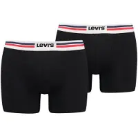 Levi's Boxershorts - 2-pack - Black - - M - Medium - Boxershorts