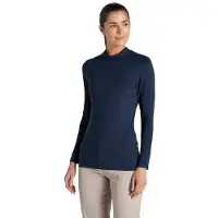 Craghoppers Nosilife Mock Neck Langarmet T-skjorte