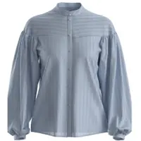 BOSS for woman. 50553899 Blouse Bilmant blue (36), Casual, Polyester, Long sleeve